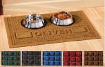 personalized Pet Dining Mat