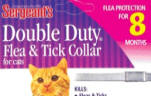 Sergeant's Double Duty Flea and Tick Collar for Cats